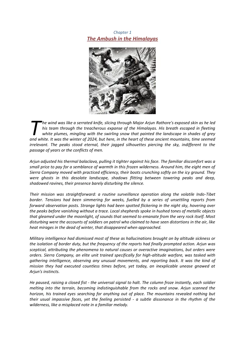 The Ashwatthama Paradox sample page 1