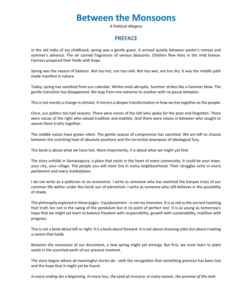 Between the Monsoons sample page 1