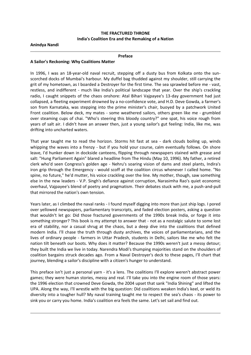 The Fractured Throne sample page 1